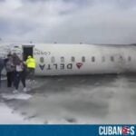 Un avión de Delta Airlines se volcó tras aterrizar en el Aeropuerto Pearson de Toronto, dejando al menos a 18 personas heridas, incluidas tres en estado crítico, según los informes difundidos en las últimas horas.