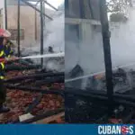 Cuatro casas fueron afectadas por un incendio en Placetas