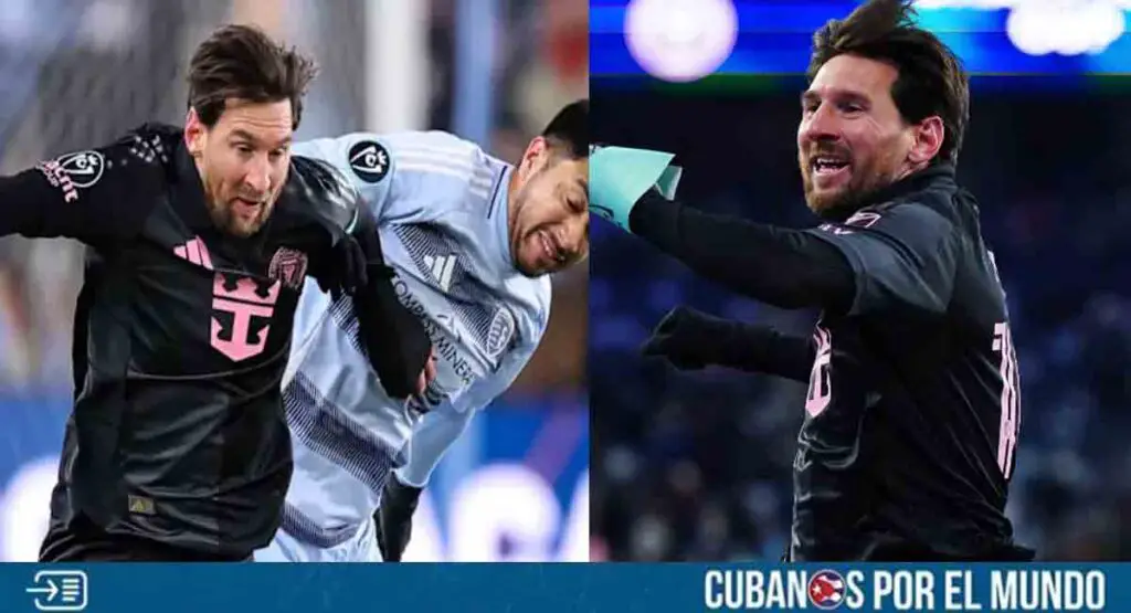 Ni el frío impidió a Lio Messi anotar un gol para salvar al Inter de Miami