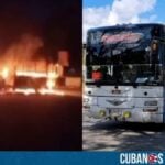 Un ómnibus en La Habana terminó calcinado después de que presentara un cortocircuito, según se dio a conocer en las últimas horas en las redes sociales.