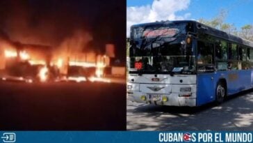 Un ómnibus en La Habana terminó calcinado después de que presentara un cortocircuito, según se dio a conocer en las últimas horas en las redes sociales.