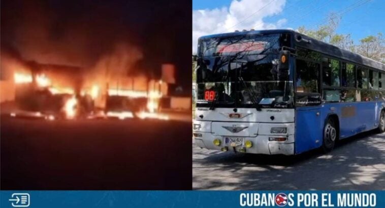 Un ómnibus en La Habana terminó calcinado después de que presentara un cortocircuito, según se dio a conocer en las últimas horas en las redes sociales.