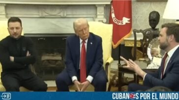 Un tenso momento se vivió este viernes 28 de febrero en la Oficina Oval de la Casa Blanca durante el encuentro de Donald Trump y el presidente de Ucrania, Volodímir Zelenski. En la reunión también estaba presente el vicepresidente de Estados Unidos, JD Vance.