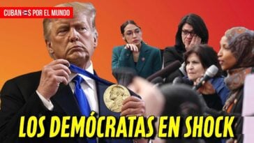 En shock quedaron los miembros del Partido Demócrata de Estados Unidos tras enterarse de que el presidente Donald Trump fue propuesto para la nominación al Premio Nobel de la Paz.