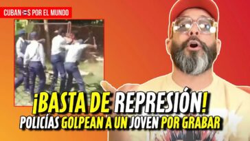 Otaola condena brutal represión de policía que golpeó a un joven por grabarlo: “¿Tú quieres aguantar esto?”