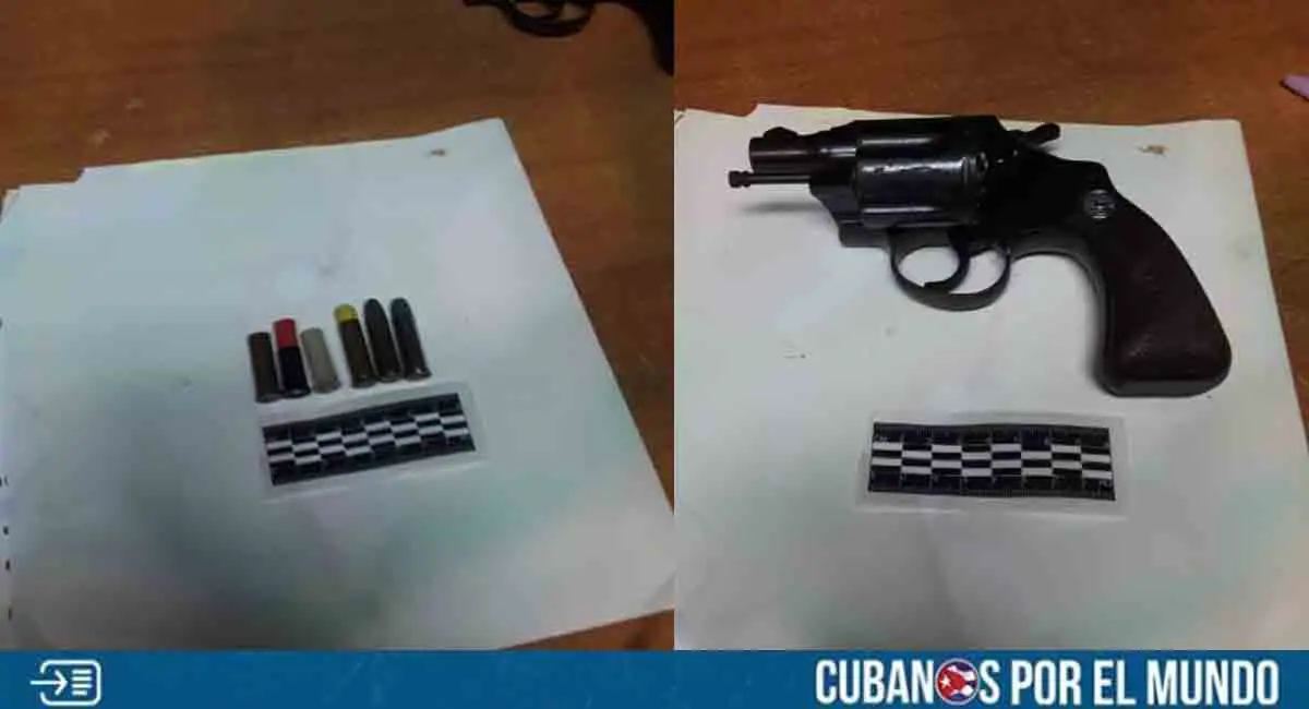 La Habana: Dejó caer una pistola cargada y fue arrestado