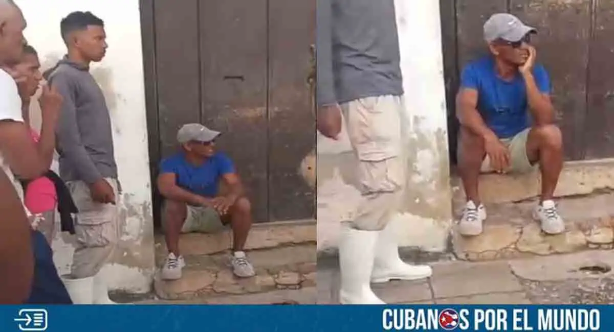 Camagüey: Vecinos vuelven a hacer el trabajo de la policía y atrapan a ladrón que robó dentro de una vivienda