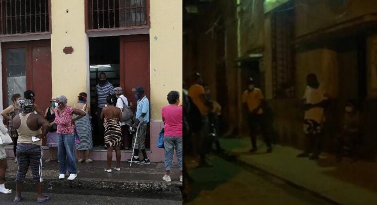 Jubilados trabajan como "coleros" en Cienfuegos, y cobran hasta mil pesos por cuidar toda la noche