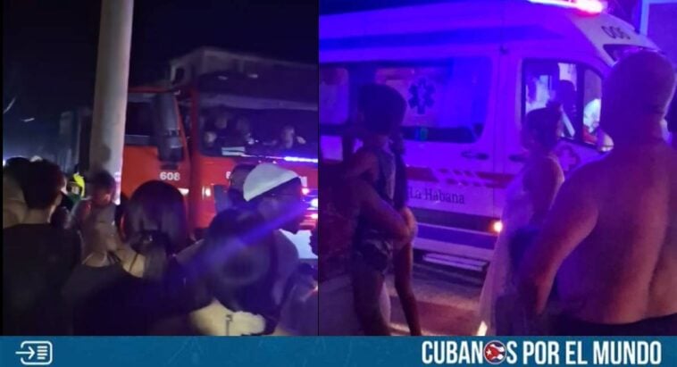 La noche de este sábado se reportó el derrumbe de un edificio en La Habana, en medio del apagón total que azota a la isla en los últimos días y que hoy domingo mantiene a los cubanos sin servicio eléctrico.