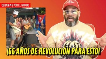 El presentador cubano, Alex Otaola, reaccionó una vez más a la miseria que se vive en la isla por culpa del fracasado modelo castrista, en esta ocasión al ver como las panaderías en Santiago de Cuba están vendiendo caldosa ante la escasez de pan por falta de materia prima.