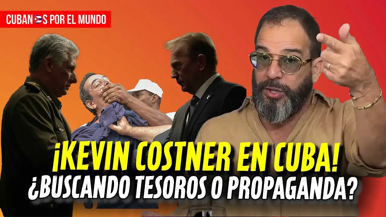 Otaola cuestiona visita de Kevin Costner a Cuba y su apretón de manos con Díaz-Canel
