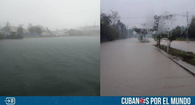 Este lunes se han reportado inundaciones en varias zonas de La Habana, Cuba, tras las fuertes lluvias que han azotado a la capital en las últimas horas.