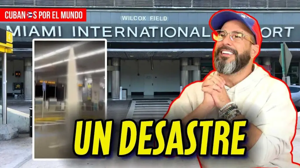 Una tubería rota generó un desastre en el parqueo del Aeropuerto Internacional de Miami. Así lo dio a conocer el presentador cubano Alex Otaola en su programa Hola! Ota-Ola en donde mostró imágenes de la situación.
