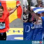 Activista cubana corre maratón en Madrid en honor a presos políticos en Cuba