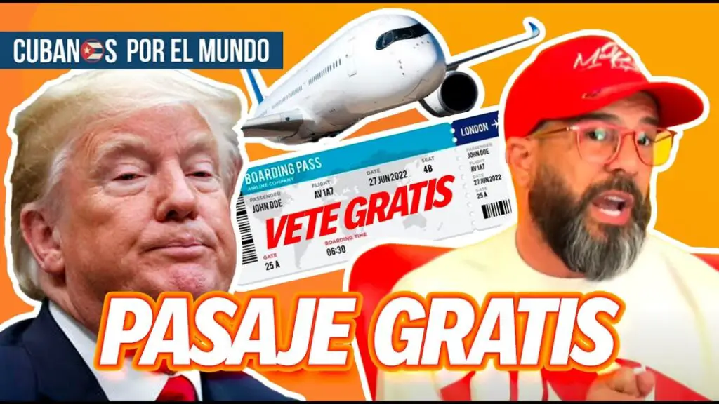 El presentador cubano Alex Otaola consideró fantástica la idea del presidente de Estados Unidos, Donald Trump, de pagar el boleto y dar un estipendio a los migrantes irregulares que decidan autodeportarse.