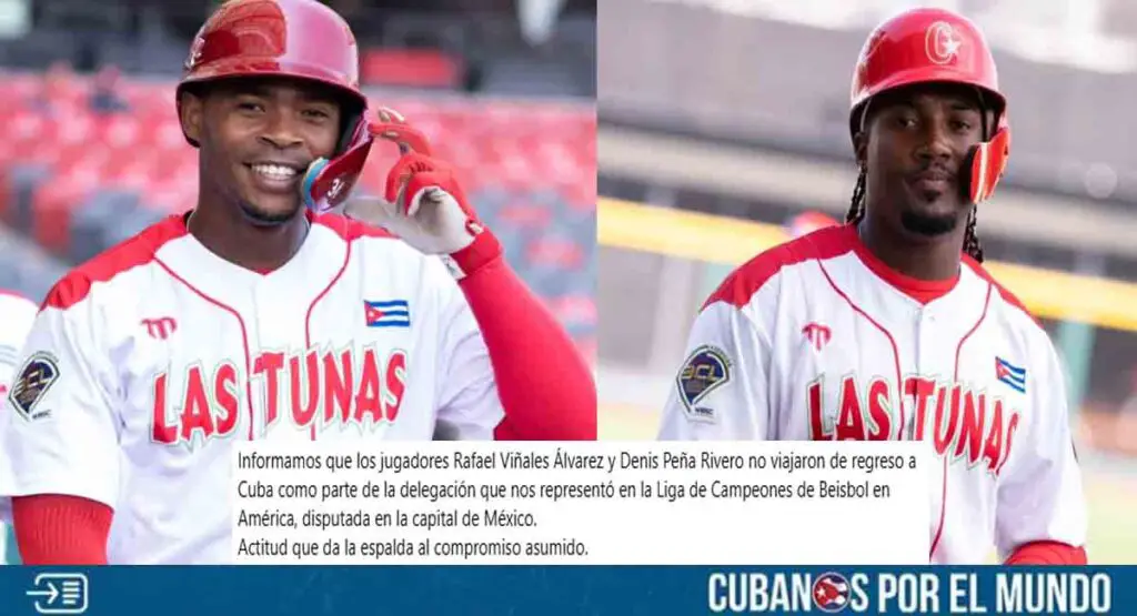 INDER patalea tras la fuga de dos peloteros cubanos en México