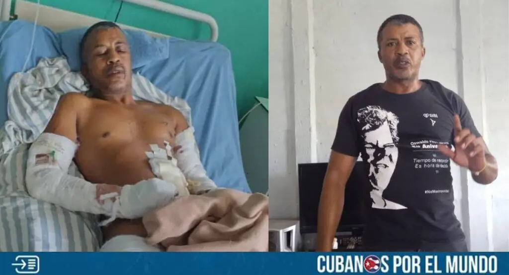 Este martes se denunció a través de las redes sociales que el opositor cubano, Juan de la Nuez, fue víctima de un violento atentado en Cienfuegos que “casi le cuesta la vida”.