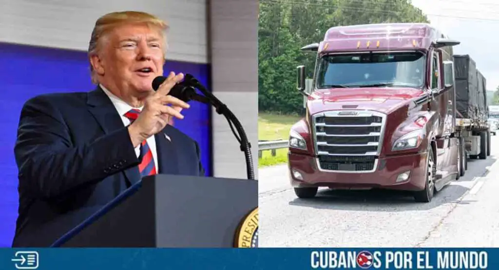 Trump ordena dominio obligatorio del inglés para camioneros en EE. UU.