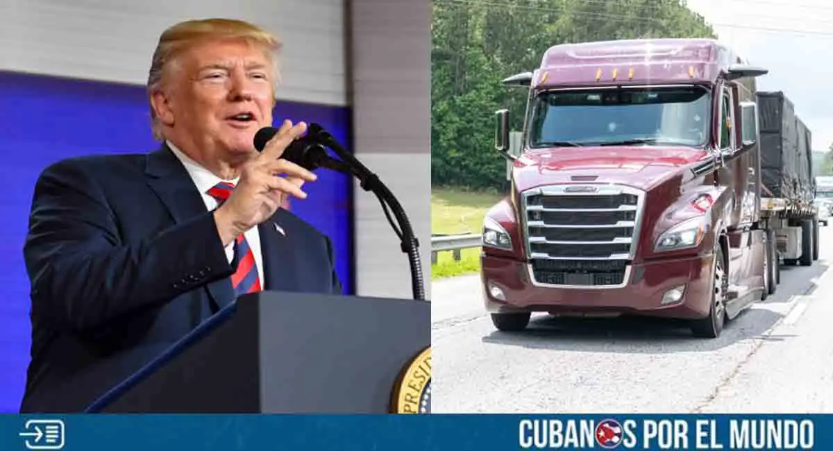 Trump ordena dominio obligatorio del inglés para camioneros en EE. UU.