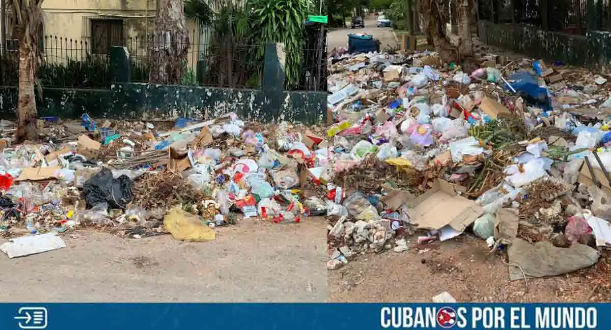 Denuncian enorme basurero cerca del Instituto de Hematología e Inmunología en La Habana