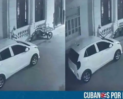 Captado en cámara sujeto que intentó robar un vehículo en La Habana