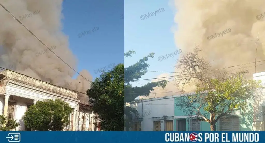 Vecinos del reparto Sueño, en la ciudad de Santiago de Cuba, se alarmaron tras registrarse un incendio en una vivienda ubicada cerca del Cuartel Moncada este jueves.