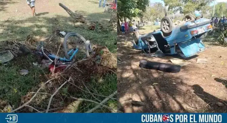 Grave accidente de tránsito en Las Tunas deja cinco heridos