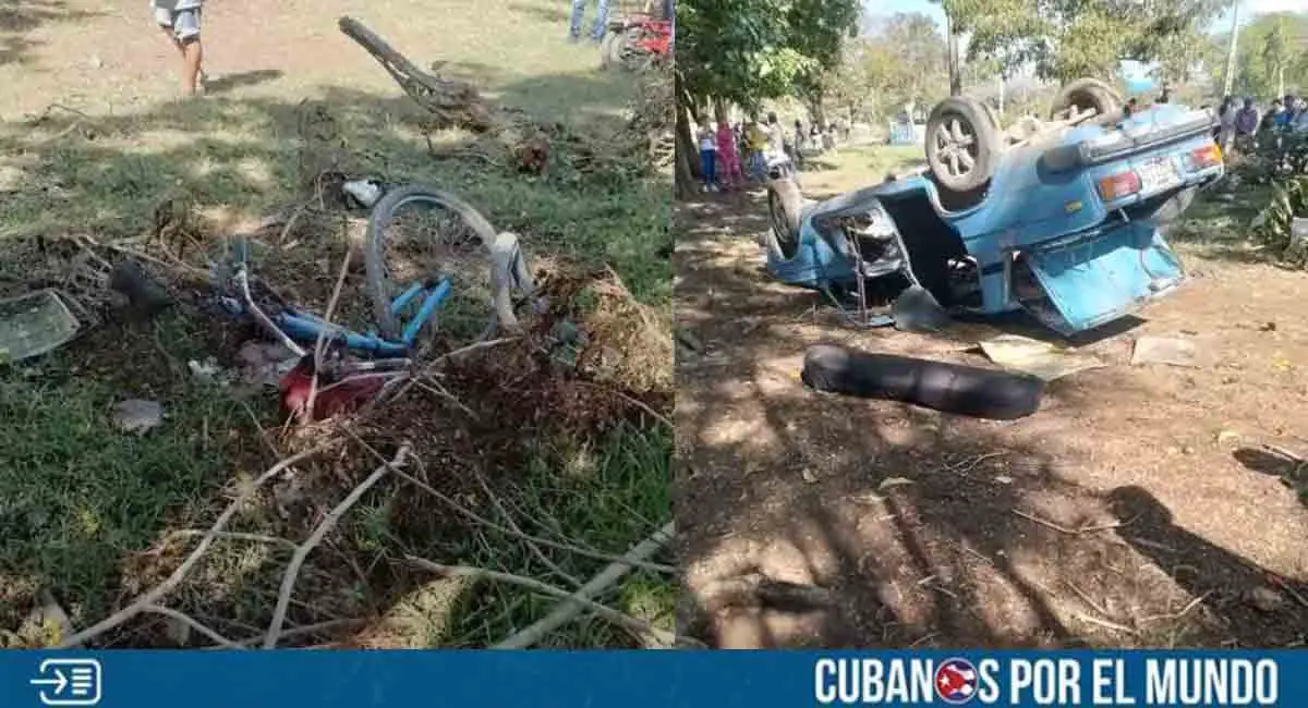 Grave accidente de tránsito en Las Tunas deja cinco heridos