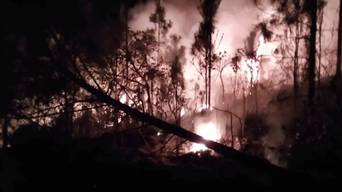 Incendio forestal consume 200 hectáreas en Minas de Matahambre y amenaza con expandirse