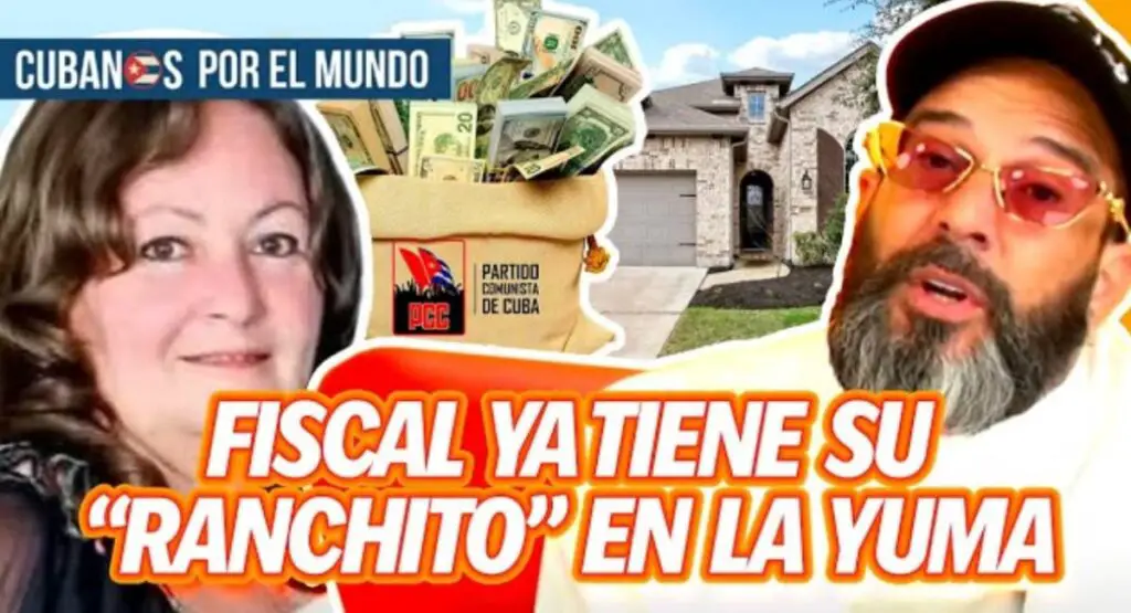 El presentador cubano Alex Otaola denunció que una fiscal castrista que llegó a los Estados Unidos se compró una casa de más de 500 mil dólares.