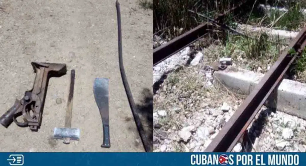 Santiago de Cuba: Arrestado sujeto por sabotear las vías del tren
