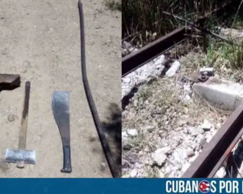 Santiago de Cuba: Arrestado sujeto por sabotear las vías del tren