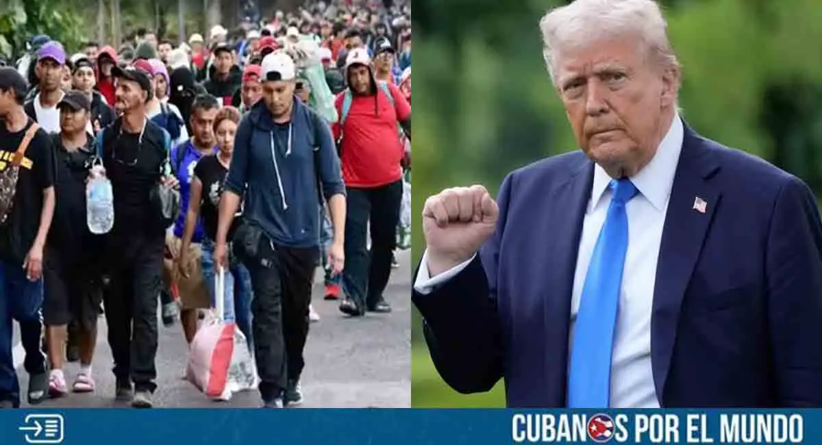 Trump lanza programa que ofrece 1000 dólares a migrantes que se autodeporten