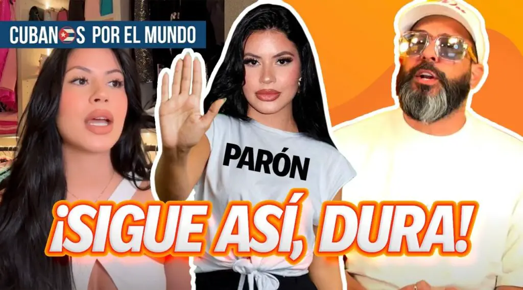 La influencer cubana, Diliamne Jouve, conocida como “La Dura” se sumó al Parón Total que busca que se corte el envío de remesas, recargas y viajes a la isla comunista.