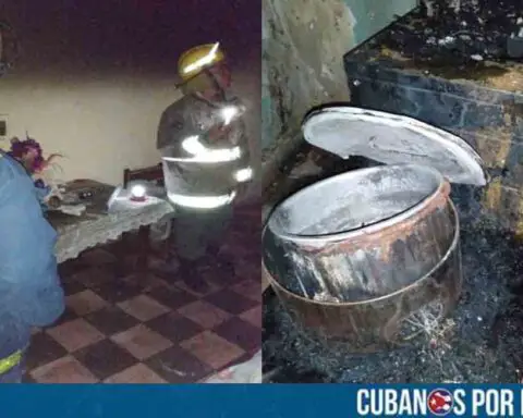 Apagón provoca incendio en una vivienda de Santiago de Cuba; comenzó con una olla arrocera