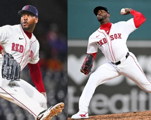 Aroldis Chapman está dejando en alto a los Medias Rojas de Boston en Las Grandes Ligas durante el mes de junio
