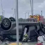 Florida: Brightline choca contra un vehículo y deja un herido de gravedad