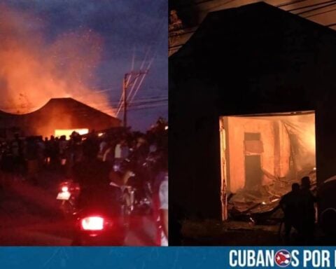 La noche del martes se reportó un incendio en un almacén de colchones en Guanajay en la provincia de Artemisa.