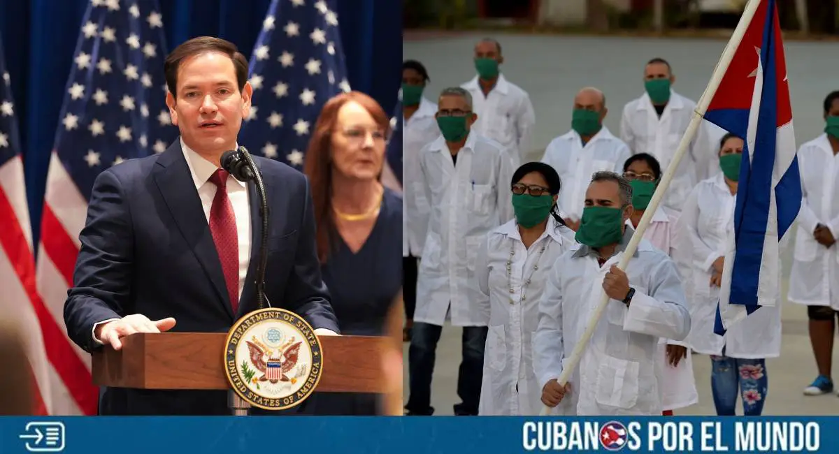 Marco Rubio, secretario de Estado de Estados Unidos, anunció este martes que fueron revocadas las visas a funcionarios de gobiernos de Centroamérica que colaboran con las misiones médicas cubanas esclavas.