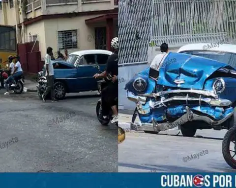 Reportan un accidente de tránsito entre una guagua y un almendrón en Santiago de Cuba
