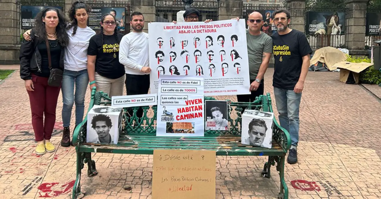 Cubanos libres en México: "nuestros héroes no son de bronce: son presos, perseguidos y desterrados" (+VIDEO)