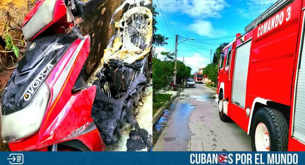 Motor eléctrico se incendia en una vivienda de Guantánamo