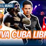 Los artistas cubanos, Leoni Torres y Carlos Varela, alzaron su voz por la libertad de Cuba en una reciente presentación que tuvieron en la ciudad de Madrid, España.