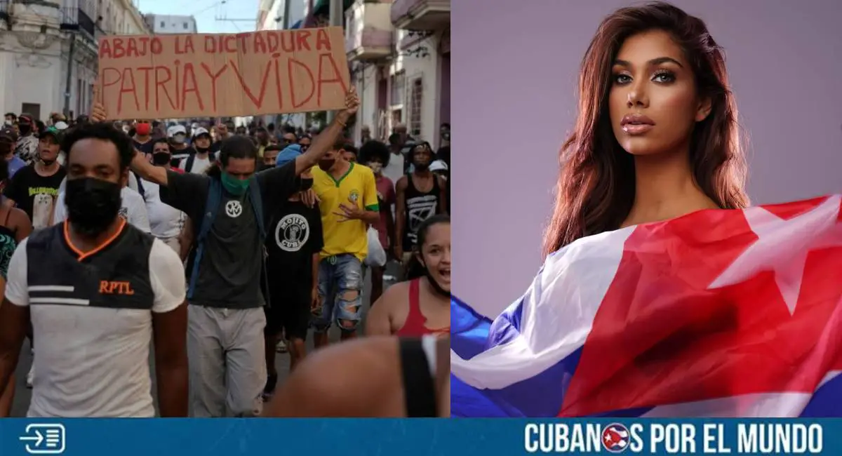 La ganadora del controversial concurso de belleza Miss Universe Cuba 2025, Lina Luaces, se expresó por la conmemoración del cuarto aniversario de la jornada histórica de protestas  en contra de la dictadura que se llevaron a cabo en 2021 en la isla.