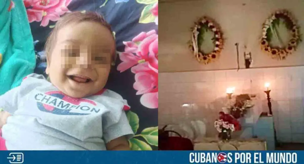 Despedida de Rafa, niño cubano fallecido, fue en medio de un apagón