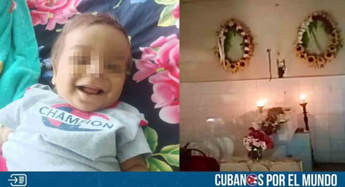 Despedida de Rafa, niño cubano fallecido, fue en medio de un apagón