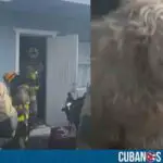 Oficial de Florida fue hospitalizado tras lograr rescatar a un perro de un incendio