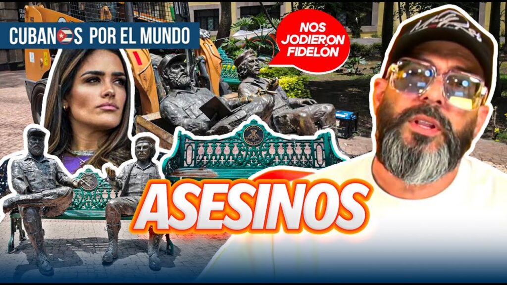 El presentador cubano Alex Otaola celebró que, retiraran en México las estatuas de los asesinos de Fidel Castro y el Che Guevara.