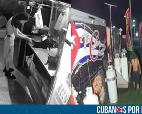 Roban caja registradora de un camión de comida cubana en Florida