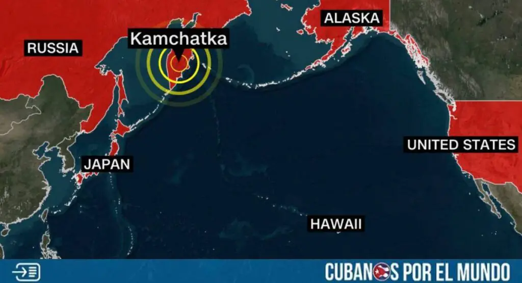 Un potente terremoto de magnitud 8.8 golpeó este martes la costa este de la península de Kamchatka, en el extremo oriental de Rusia, desencadenando alertas de tsunami en varios países del Pacífico, incluyendo Japón, Hawái, Alaska y la costa oeste de Estados Unidos.